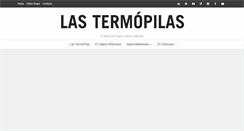 Desktop Screenshot of lastermopilas.net